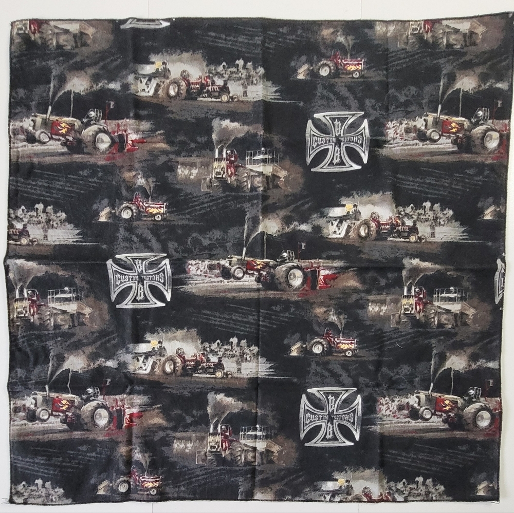 Custom Tractor Bandana Handkerchief